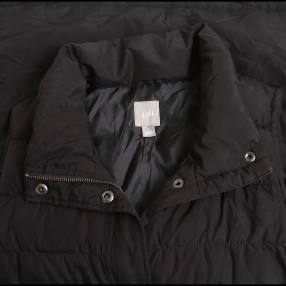 J Jill Down Filled Black Womens Puffer Vest, Small - Picture 4 of 11